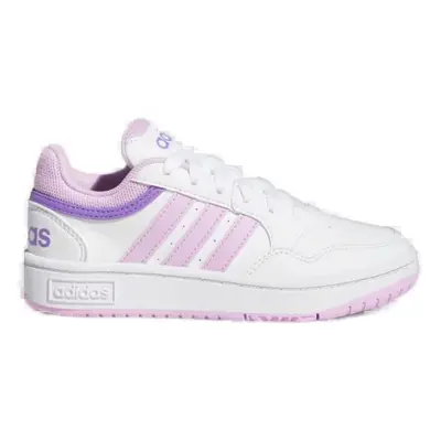 Dívčí rekreační obuv ADIDAS Hoops 3.0 cloud white core black violet fusion