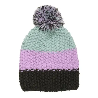 Dívčí zimní čepice COLOR KIDS Hat-Colorblock-741227.6685-violet tulle