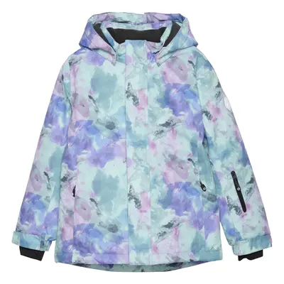 Dívčí lyžařská bunda COLOR KIDS Ski Jacket - AOP, violet tulle