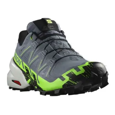 Pánská běžecká trailová obuv SALOMON Speedcross 6 GTX flint stone green gecko black