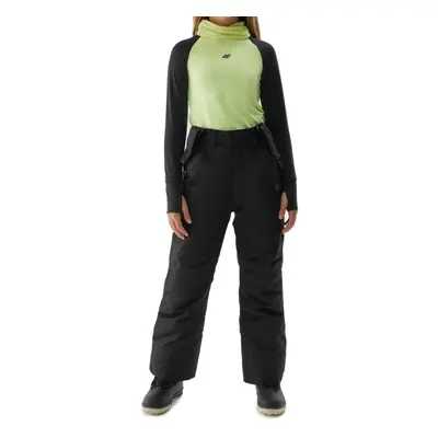 Dívčí lyžařské kalhoty 4F JUNIOR TROUSERS FNK-JAW23TFTRF353-21S-BLACK