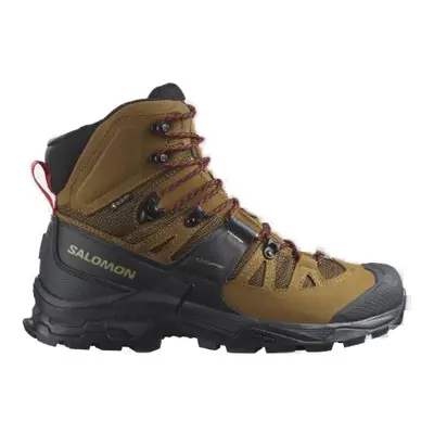 Pánská vysoká turistická obuv SALOMON Quest 4 GTX rubber black fiery red