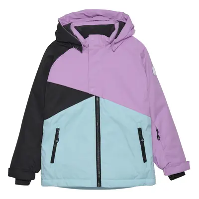 Dívčí lyžařská bunda COLOR KIDS Ski Jacket - Colorblock, aqua esque