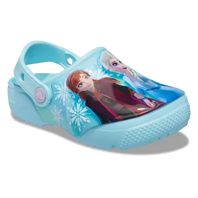 Dívčí kroksy (rekreační obuv) CROCS FL Disney Frozen II Clog T ice blue