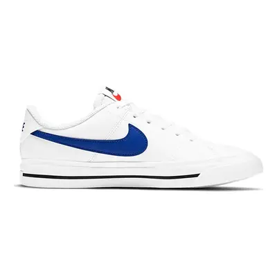 Chlapecká vycházková obuv NIKE Court Legacy white game royal black