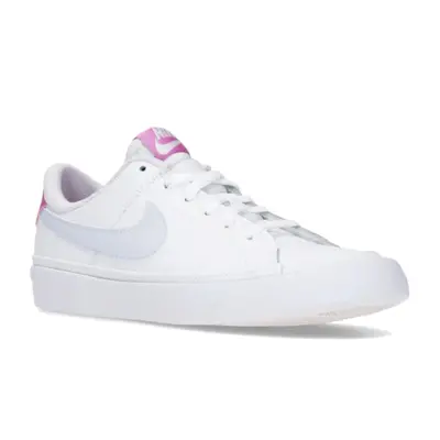 Dívčí vycházková obuv NIKE Court Legacy white gfootball grey cosmic fuchsia