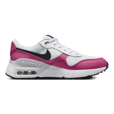 Dívčí rekreační obuv NIKE Air Max SYSTM Jr white obsidian fierce pink platinum