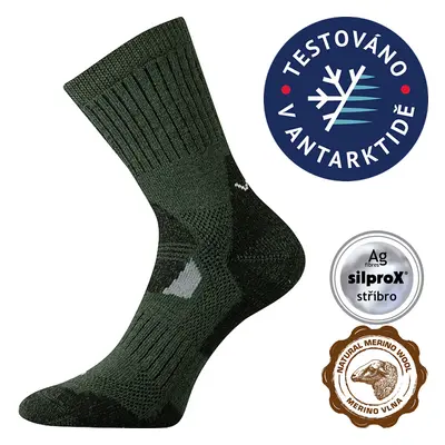 Turistické ponožky VOXX MERINO Stabil CLIMAYARN-khaki