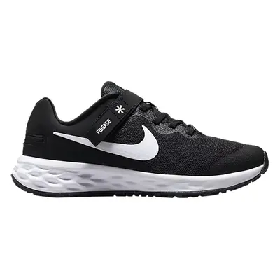 Juniorská sportovní obuv (tréninková) NIKE Revolution 6 FlyEase Jr black white dark smoke grey