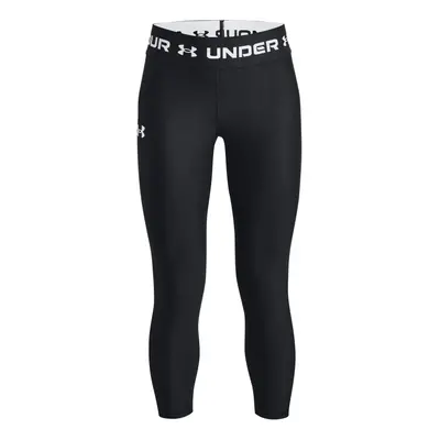 Dívčí tréninkové 3 4 kalhoty UNDER ARMOUR Armour Ankle Crop-BLK