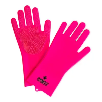 Nástroj pro údržbu kola MUC-OFF Deep Scruber Gloves Pink L