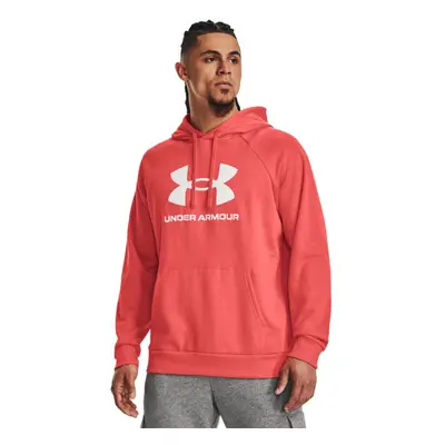 Pánská zateplená mikina s kapucí UNDER ARMOUR UA Rival Fleece Logo HD-RED