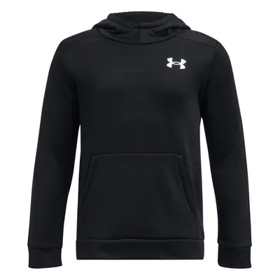 Chlapčenská zateplená mikina s kapucňou UNDER ARMOUR UA Armour Fleece Graphic HD-BLK