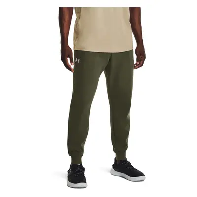 Pánské zateplené tepláky UNDER ARMOUR UA Rival Fleece Joggers-1379774-390 GRN