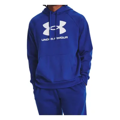 Pánská zateplená mikina s kapucí UNDER ARMOUR UA Rival Fleece Logo HD-BLU