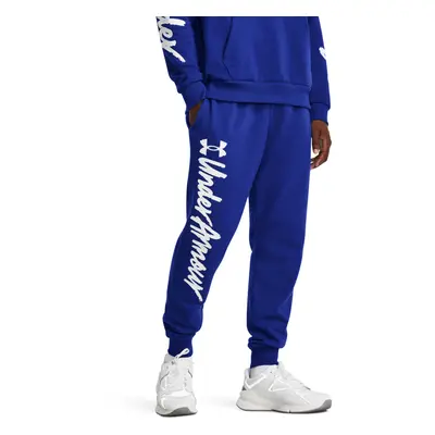 Pánské zateplené tepláky UNDER ARMOUR UA Rival Fleece Graphic Jgrs-BLU