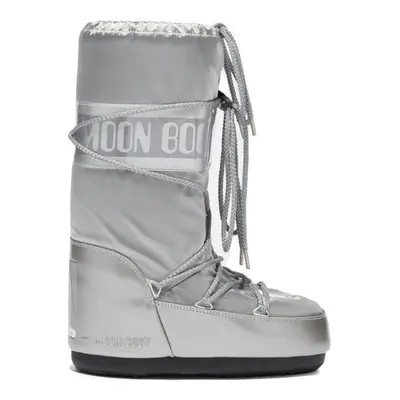 Dětské vysoké zimní boty MOON BOOT ICON GLANCE, 002 silver