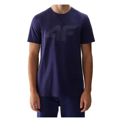 Pánské triko s krátkým rukávem 4F TSHIRT-4FWSS24TTSHM1155-31S-NAVY