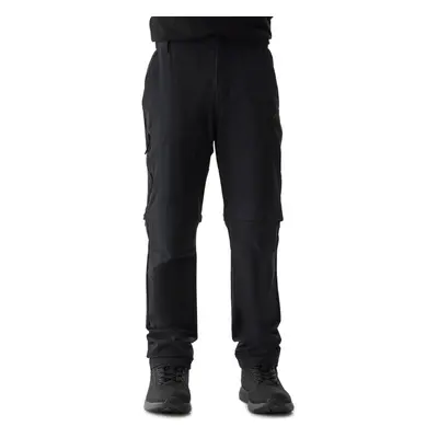 Chlapecké turistické kalhoty 4F JUNIOR TROUSERS FNK-4FJWSS24TFTRM495-21S-BLACK