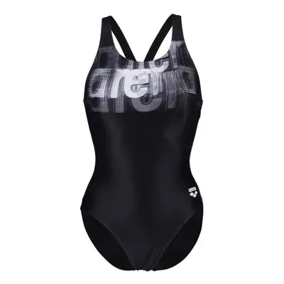 Dámské plavecké jednodílné plavky ARENA WO OVERLAP SWIMSUIT V BACK LB