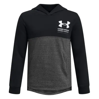 Chlapecká mikina s kapucí UNDER ARMOUR UA Boys Rival Terry Hoodie-BLK