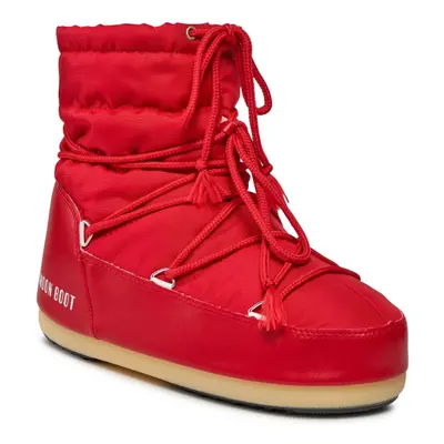 Dámské nízké zimní boty MOON BOOT Light Low Nylon red