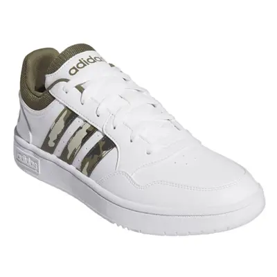 Pánská rekreační obuv ADIDAS Hoops 3.0 cloud white olive strata grey two