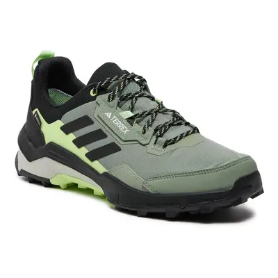 Pánská nízká turistická obuv ADIDAS Terrex AX4 GTX silver green core black crystal jade