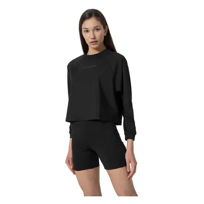 Dámská tréninková mikina s kapucí 4F SWEATSHIRT FNK F069-20S-DEEP BLACK