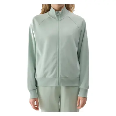 Dámská mikina se zipem 4F SWEATSHIRT-4FWSS24TSWSF1056-42S-LIGHT GREEN