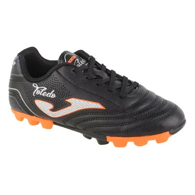 Chlapecké fotbalové kopačky outdoorové JOMA Toledo Jr HG black orange