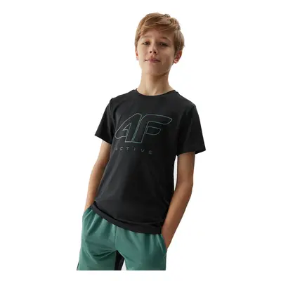 Chlapecké tréninkové tričko s krátkým rukávem 4F JUNIOR TSHIRT FNK-4FJWSS24TFTSM691-20S-DEEP BLA