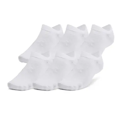 Ponožky UNDER ARMOUR UA Essential No Show 6pk-WHT