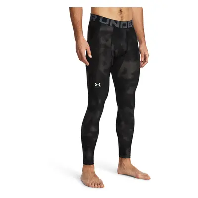 Pánské kompresní legíny UNDER ARMOUR UA HG Armour Printed Lgs-BLK