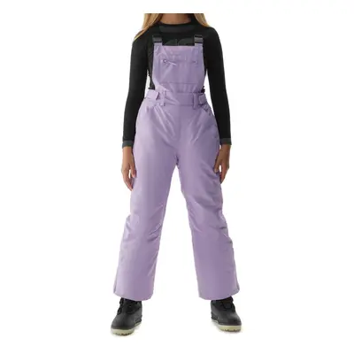 Dívčí lyžařské kalhoty 4F JUNIOR TROUSERS FNK-JAW23TFTRF354-52S-LIGHT VIOLET