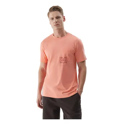 Pánské triko s krátkým rukávem 4F TSHIRT-4FWSS24TTSHM1284-64S-SALMON CORAL