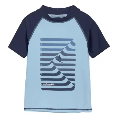 Chlapecké tričko na koupání COLOR KIDS T-shirt W Print, cerulean