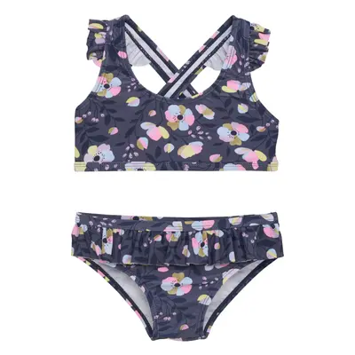 Dívčí plavky COLOR KIDS Bikini W. Short Skirt, AOP, lavender mist