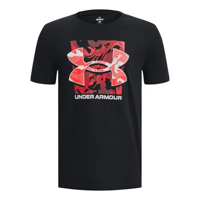 Chlapecké tričko s krátkým rukávem UNDER ARMOUR UA BOX LOGO CAMO SS-BLK