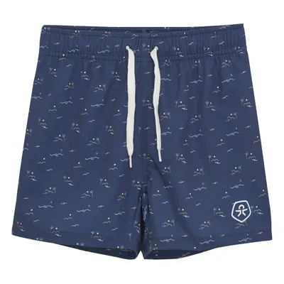 Chlapecké plavky COLOR KIDS Swim Shorts, AOP, dress blues