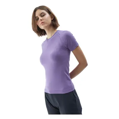 Dámské turistické triko s krátkým rukávem 4F TSHIRT FNK-4FWSS24TFTSF738-51S-VIOLET