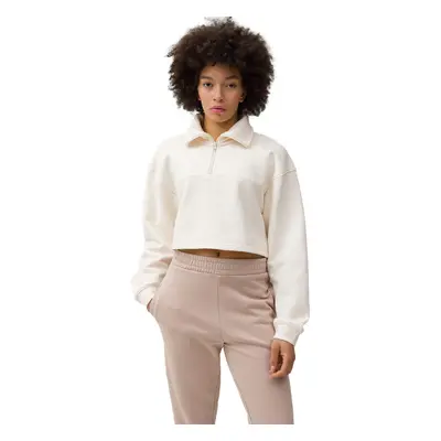 Dámská mikina 4F SWEATSHIRT-4FWSS24TSWSF1004-12S-CREME