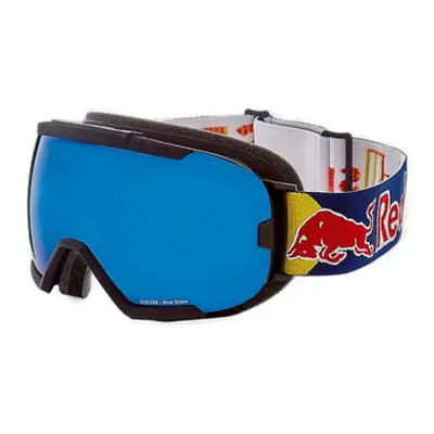 Lyžařské brýle RED BULL SPECT SHELTER-001, matt black blue snow-smoke with blue Flash, SMU