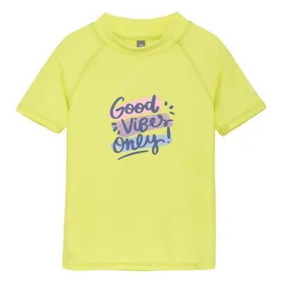 Dívčí tričko na koupání COLOR KIDS T-shirt W. Print, limelight