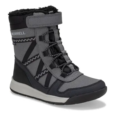 Dětské zimní boty vysoké MERRELL Snow Crush 2.0 WTPF black grey