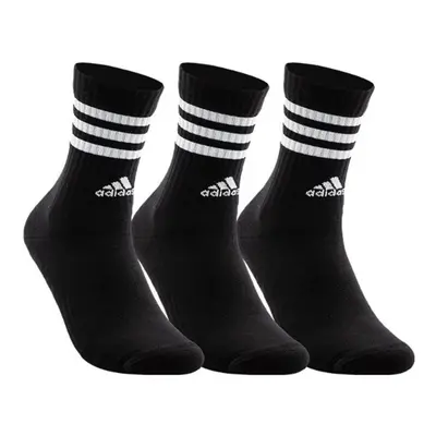 Ponožky ADIDAS 3S C SPW CRW 3P BLACK WHITE