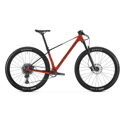 Horské kolo MONDRAKER Chrono Carbon 29, flame red vortex grey racing silver