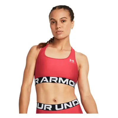 Dámská tréninková sportovní podprsenka UNDER ARMOUR UA HG Authentics Mid Branded-RED