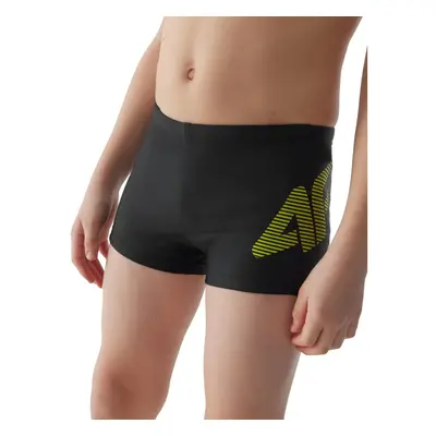 Chlapecké plavky 4F JUNIOR SWIMMING TRUNKS-4FJWSS24USWTM021-20S-DEEP BLACK