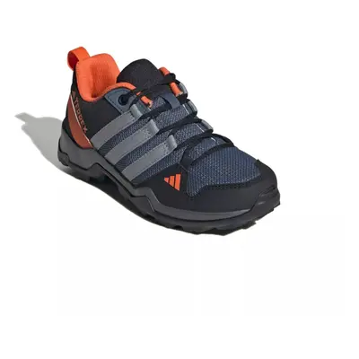 Chlapecká nízká turistická obuv ADIDAS Terrex AX2R wonder steel grey three impact orange